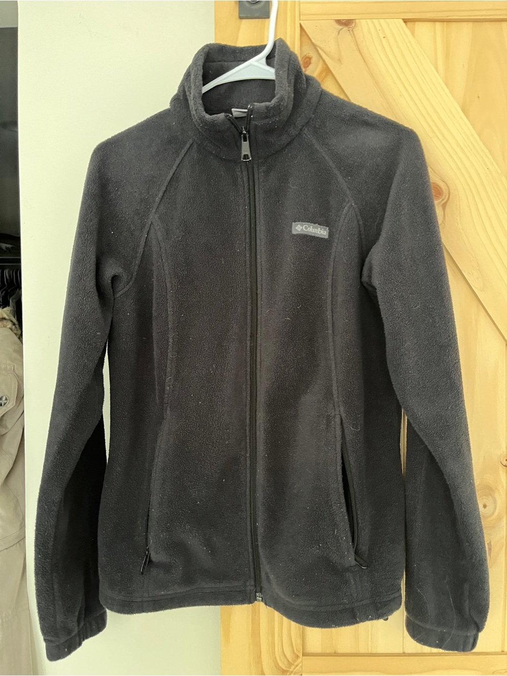 Columbia Women’s Medium Black Full Zip Fleece Jacket Outdoor